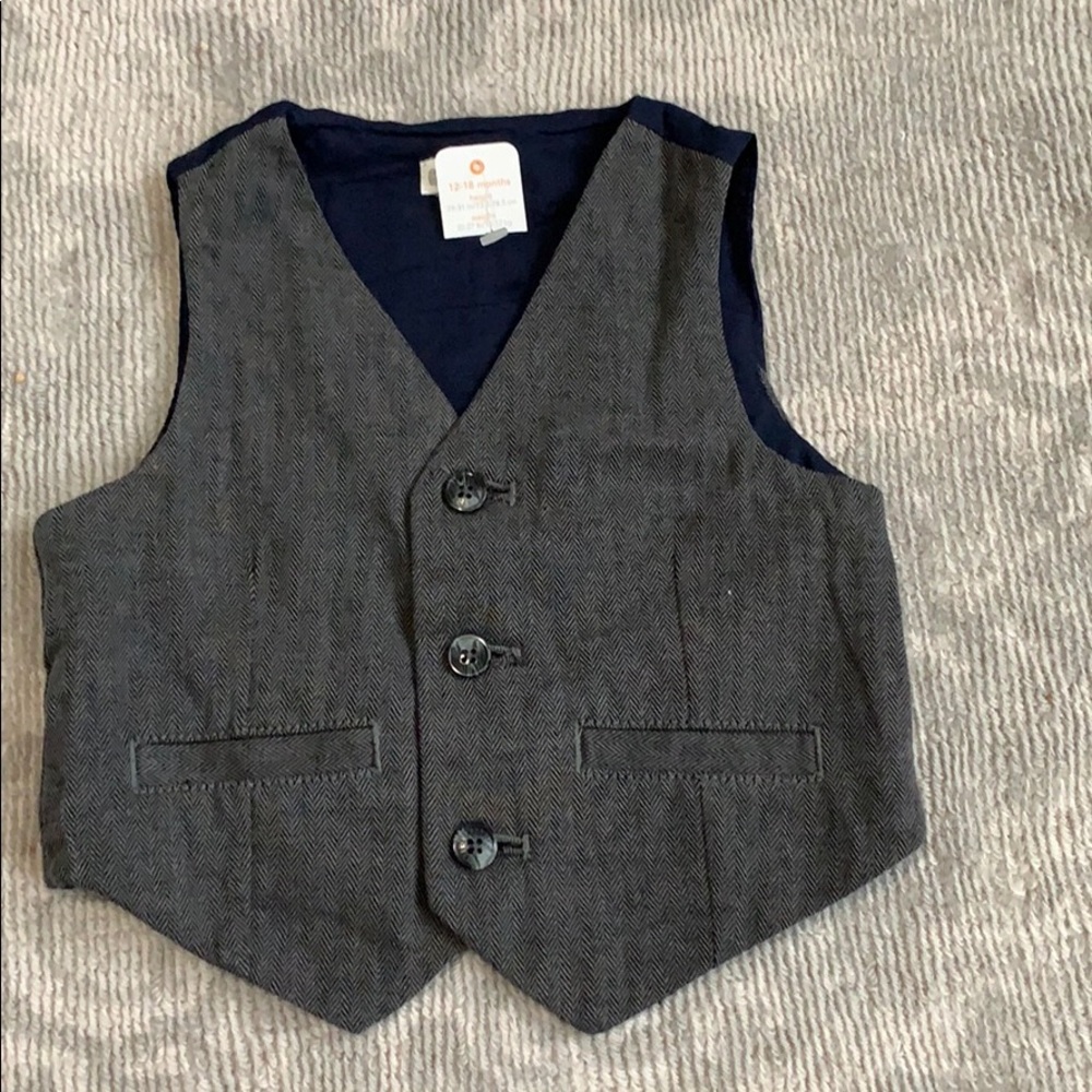 Gymboree grey vest